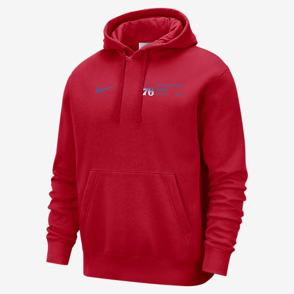 Mens Red Hoodies Pullovers. Nike